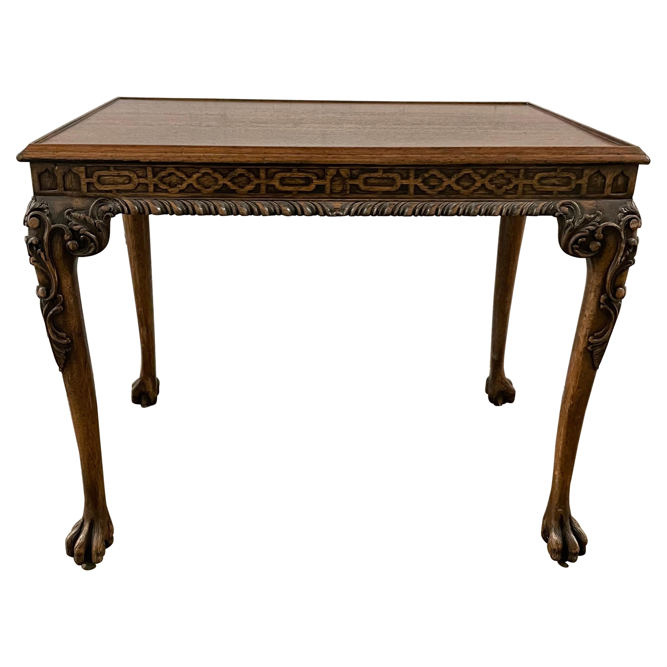 Chinese Chippendale Style Tea Table