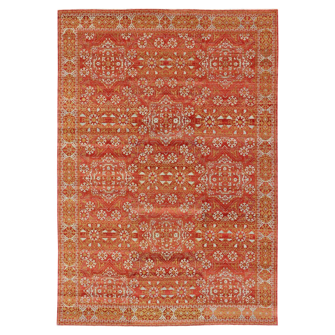 Tribal Ottoman Mamluk Rug with Repeating Design by Keivan Woven Arts ...