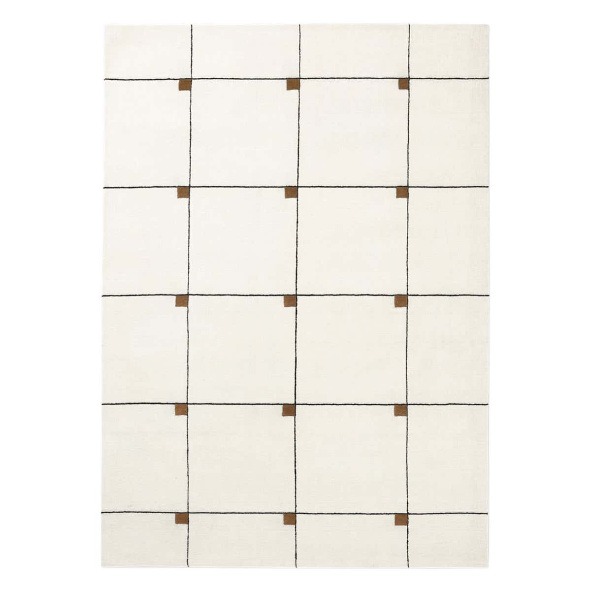 Modern Cream, Wool Cut Pile Rug in Scandinavian Design For Sale at 1stDibs