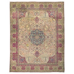 Antique Oversize Persian Kerman Rug Carpet, circa 1890  16'4 x 21'4