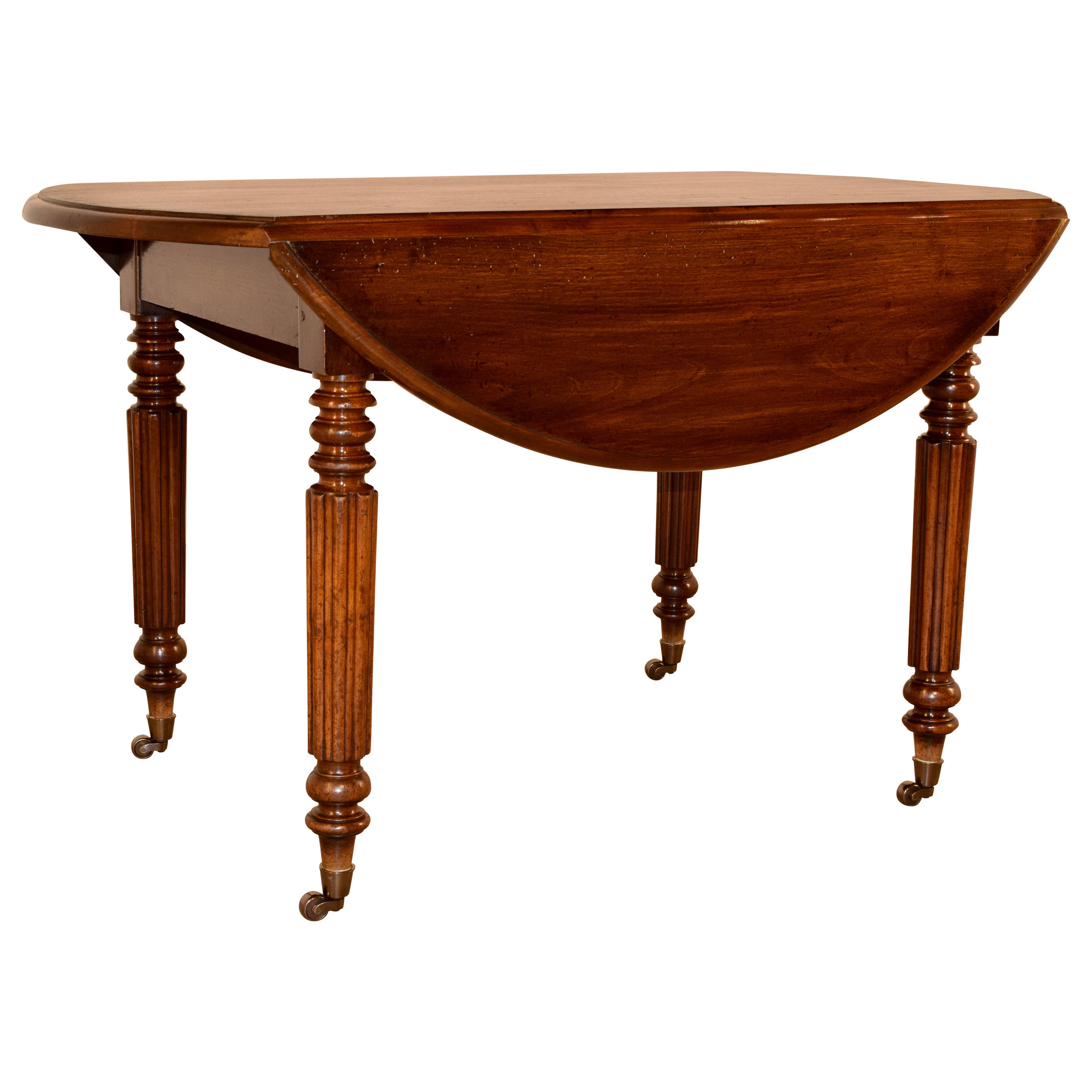 19th Century Louis Philippe Drop-Leaf Table