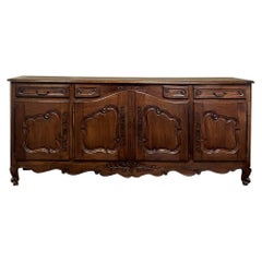 Grand Early 19th Century Country French Cherry Wood Buffet