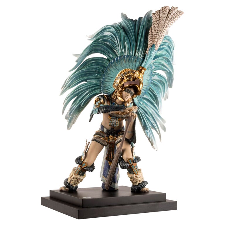 Lladró Aztec Dance Sculpture, Limited Edition For Sale at 1stDibs