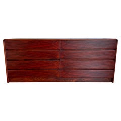 Danish Modern Rosewood 8 Drawer Dresser by Westnofa