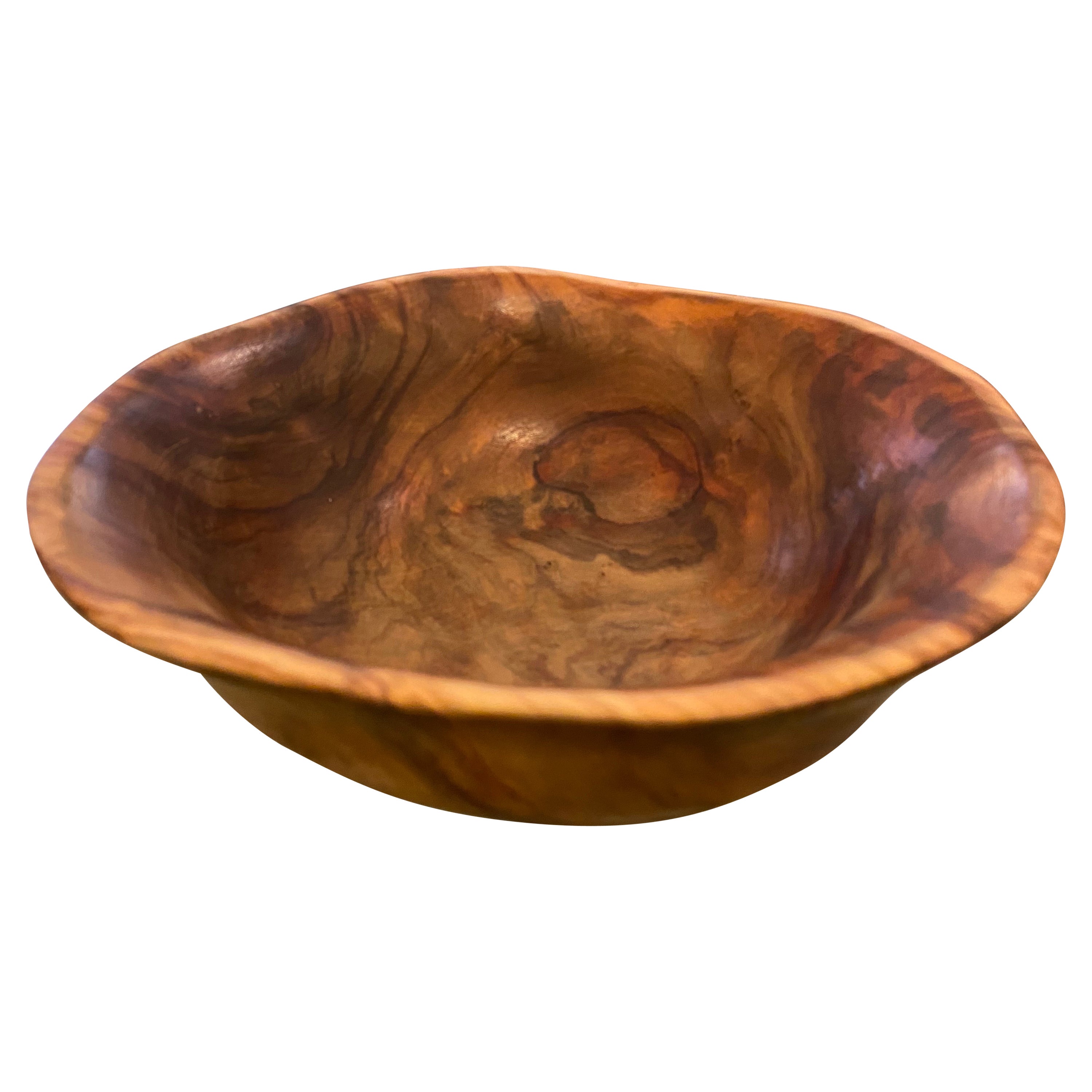 Alexandre Noll 1930s Turned Wood Bowl For Sale