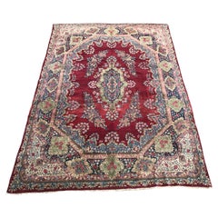 Wonderful Extremely Fine and Large Kirman Rug with Savonnerie Design