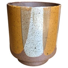 Vintage David Cressey 'Flame' Glaze Stoneware Planter, 1960's