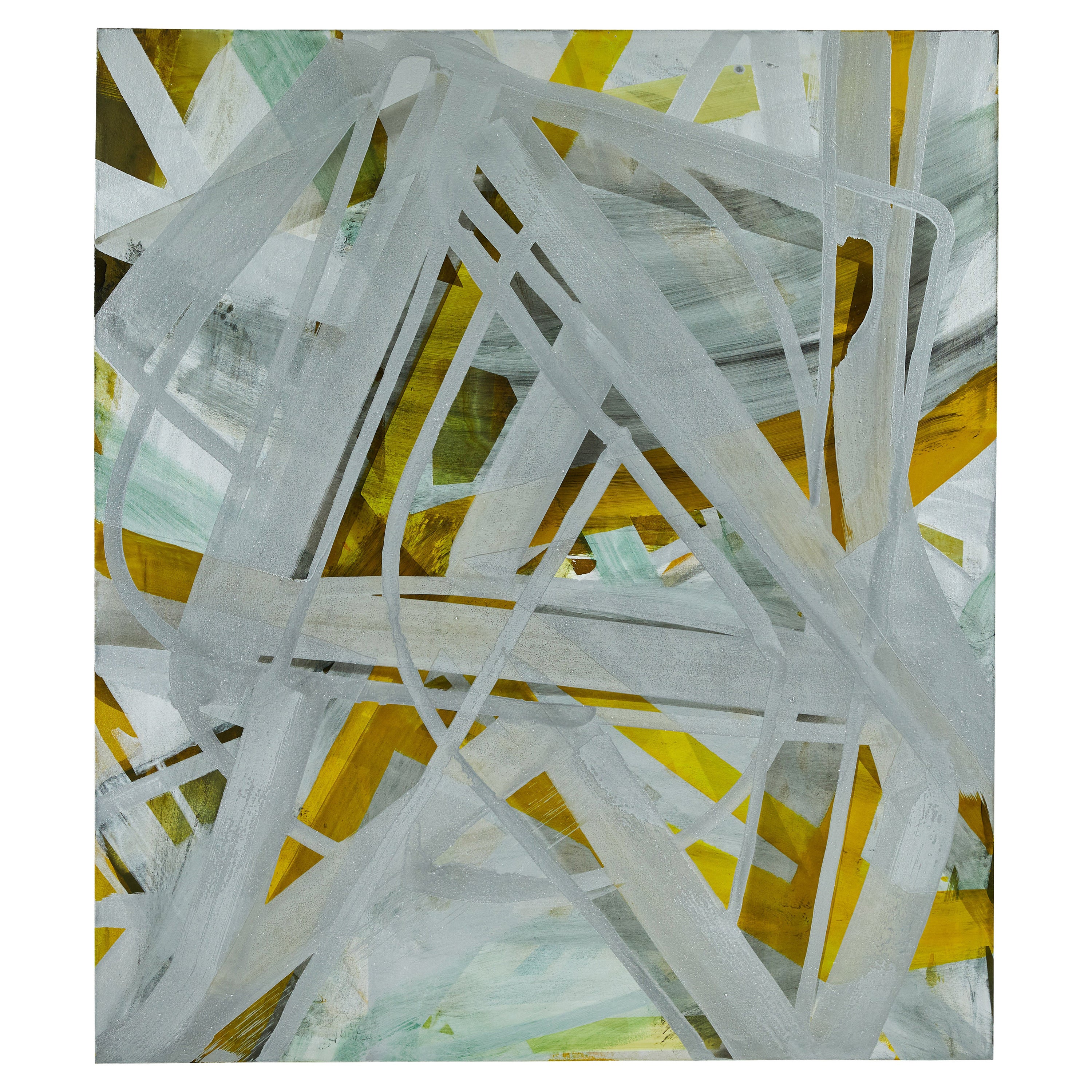 "Glossolalia #11" Huile et acrylique sur toile de John Millei en vente