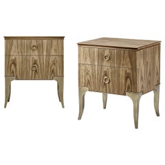 Pair of Modern Paldoa Nightstands