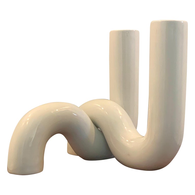 Alvino Bagni for Raymor “Tubo” Vases, Pair For Sale