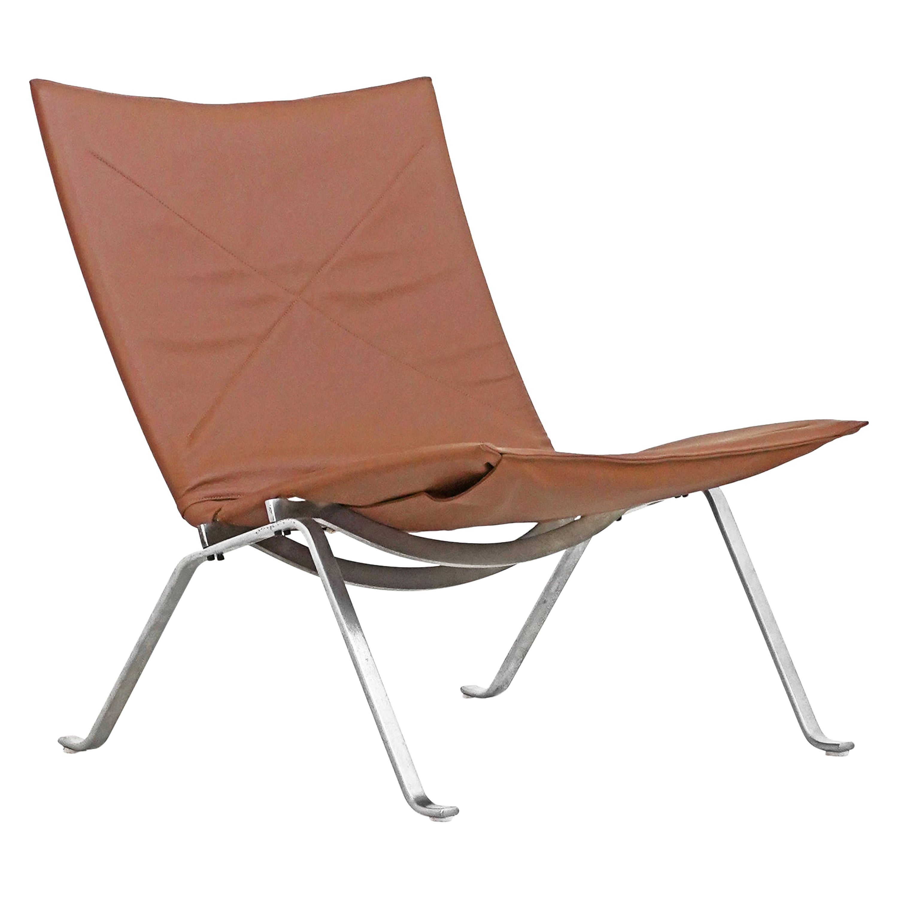 Danish PK22 Lounge Chair by Poul Kjærholm for E. Kold Christiensen