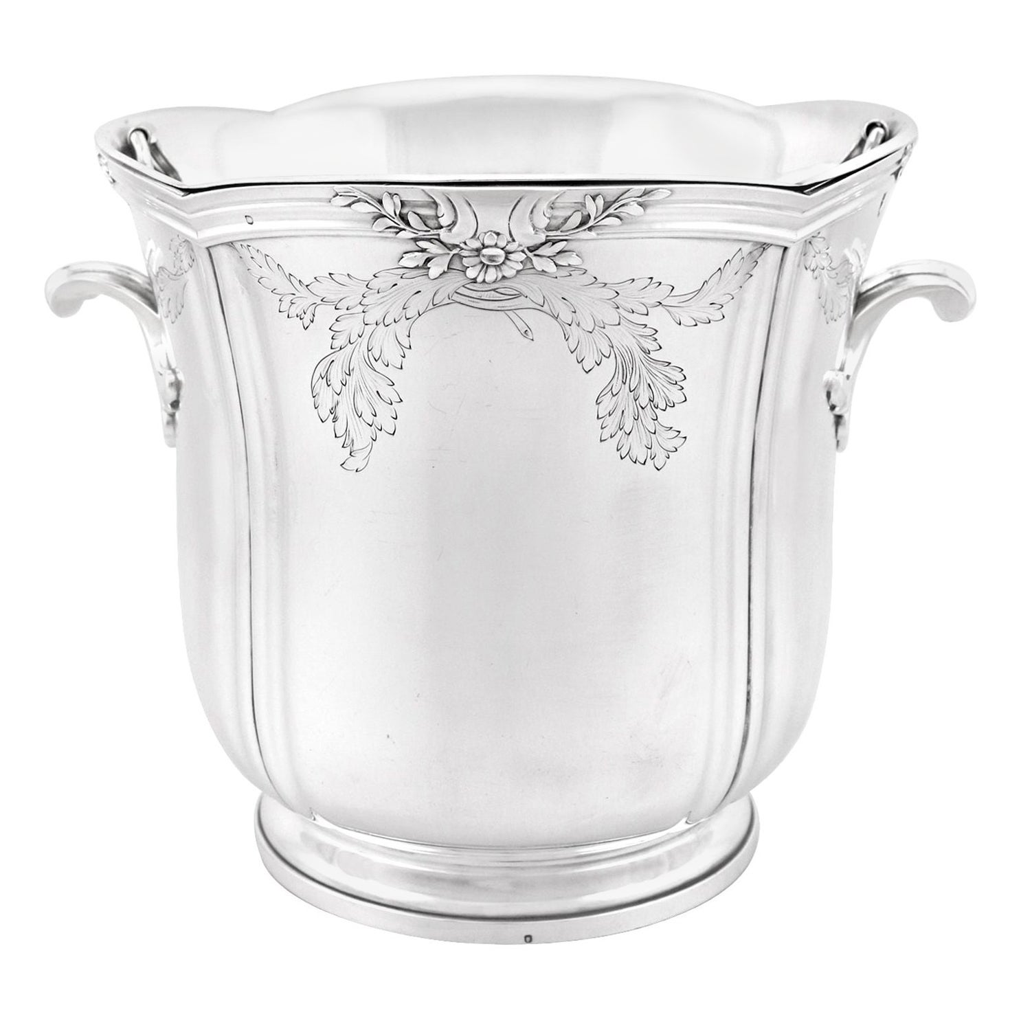 Antique French Silver Wine Cooler Circa 1905