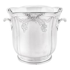 Antique French Silver Wine Cooler Circa 1905