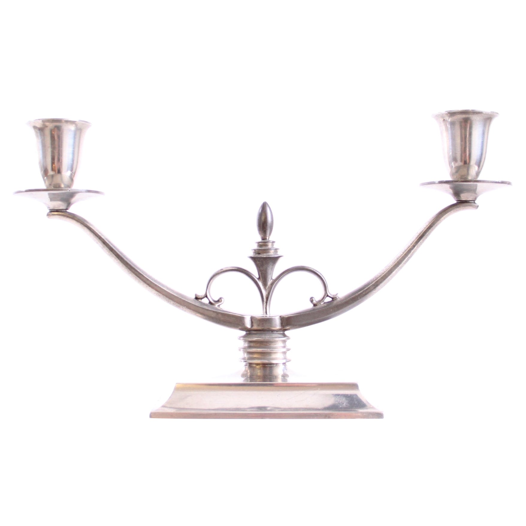 Just Andersen Candelabra, Pewter, Denmark, 1933-1935 For Sale