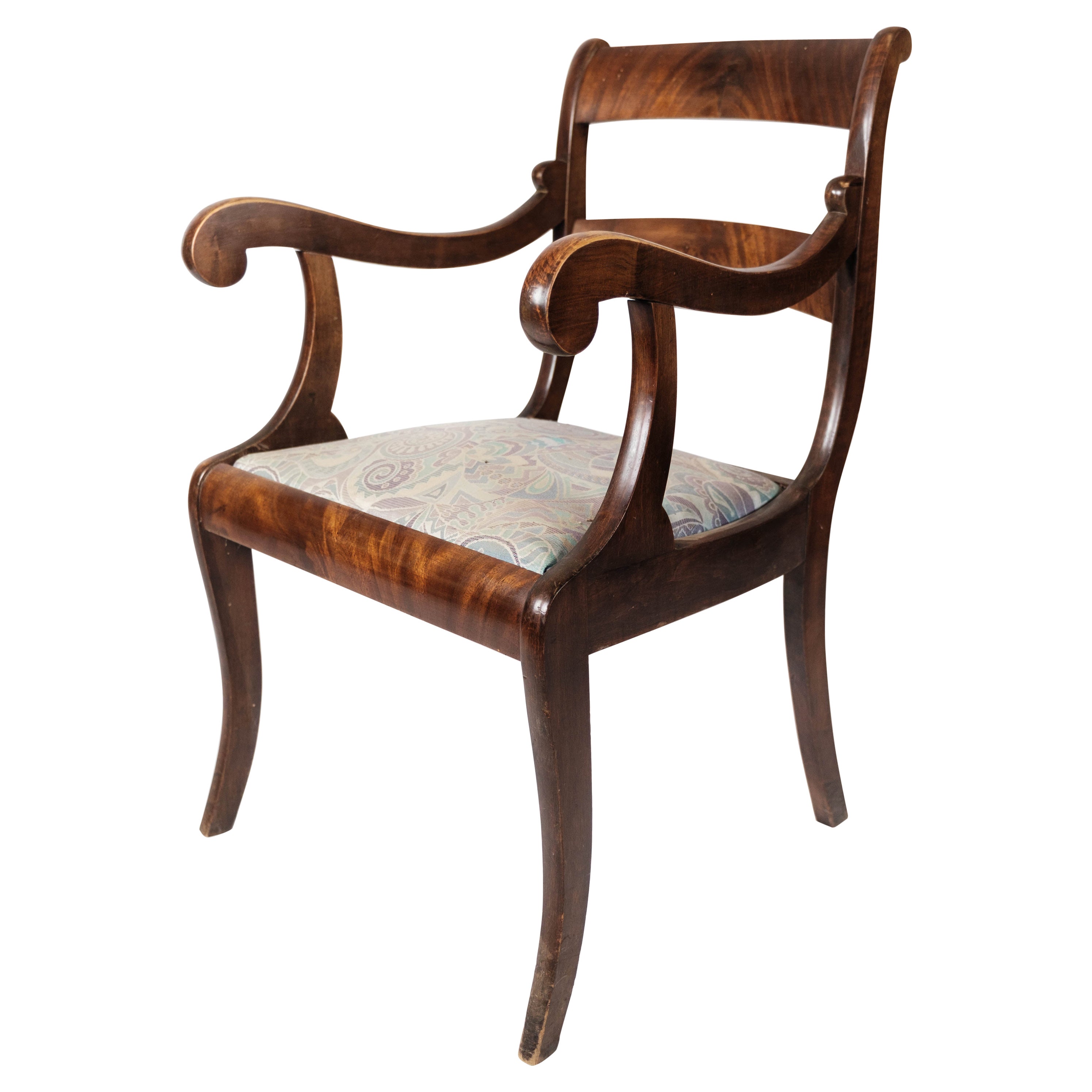 A set of two Empire Antique Armchair of Mahogany, 1840s