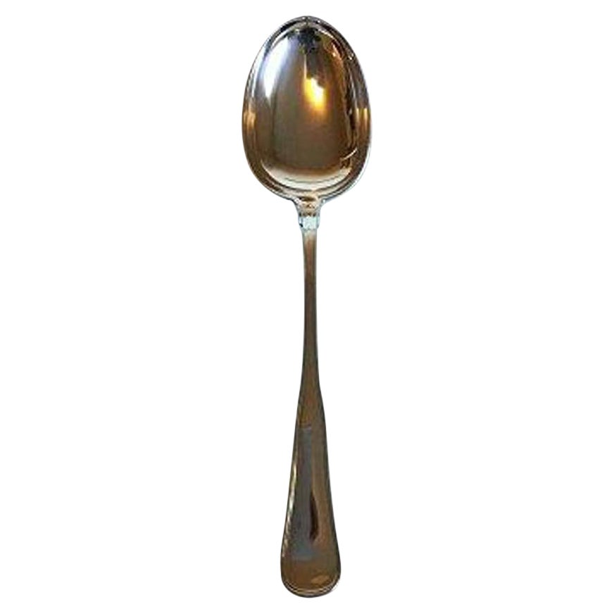 Silver Old Danish Large Serving Spoon For Sale
