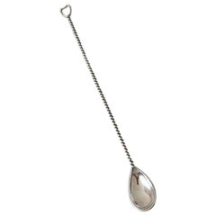 Anton Michelsen Cocktail Spoon in Sterling Silver with Heart