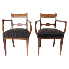 Set of Two Armchairs of Mahogany, 1860s