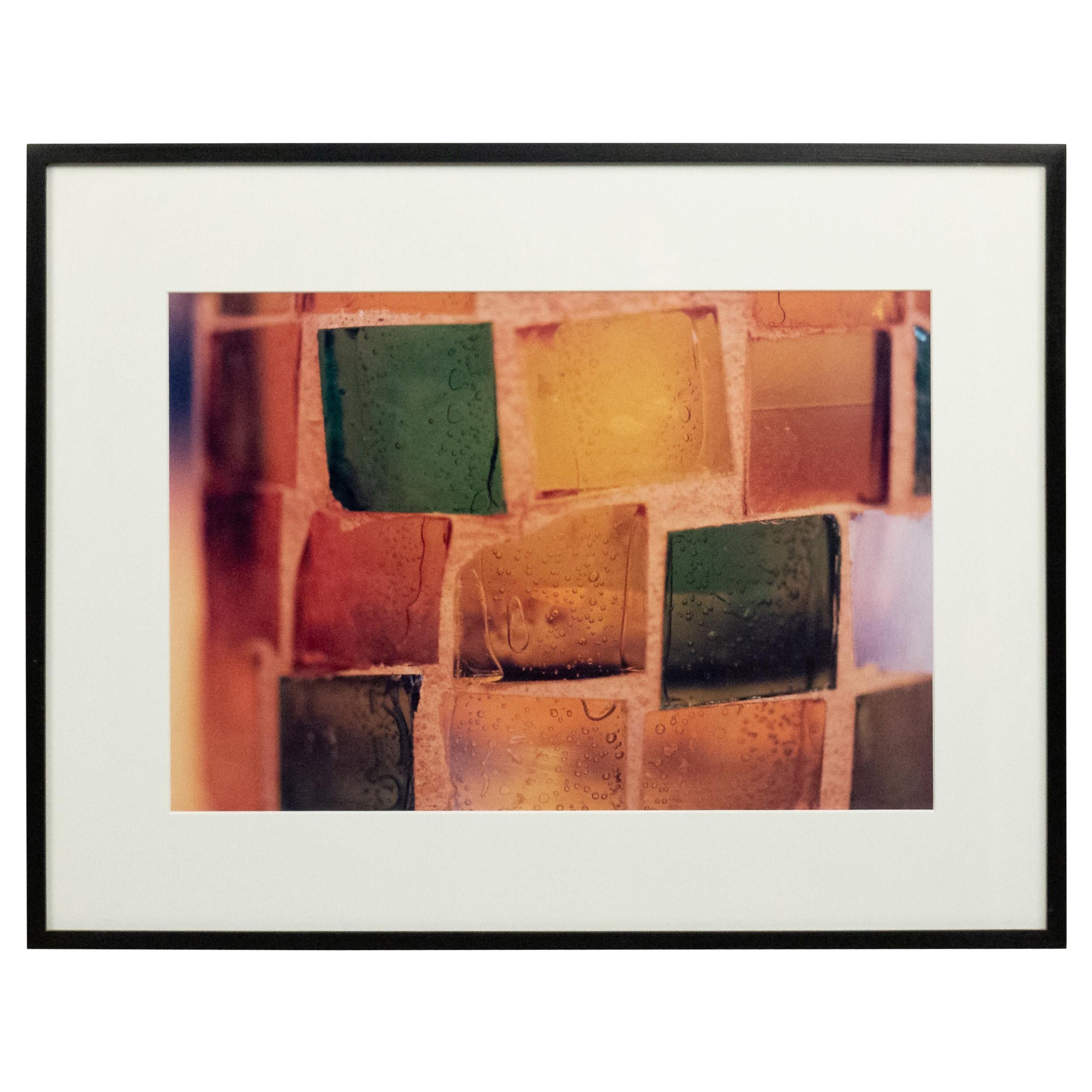 Detail Color Photograph of Multi-Colored Squares