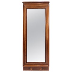 Tall Mirror of Mahogany, 1880s