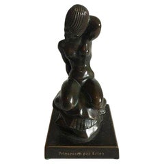 Bronze Figurine Og "The Princess on the Pea"