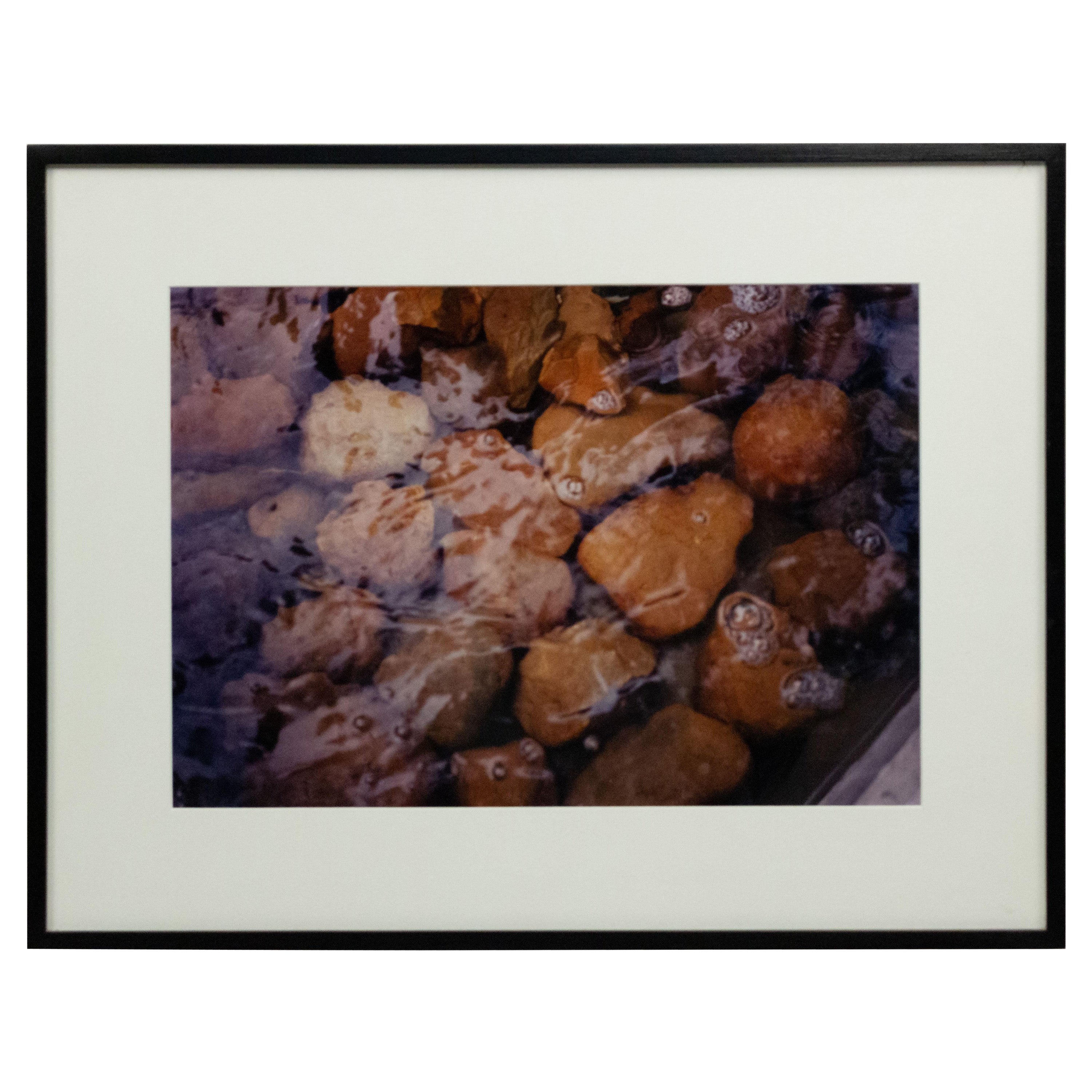 Color Photograph of a Stream with Rocks For Sale
