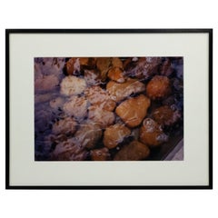 Vintage Color Photograph of a Stream with Rocks