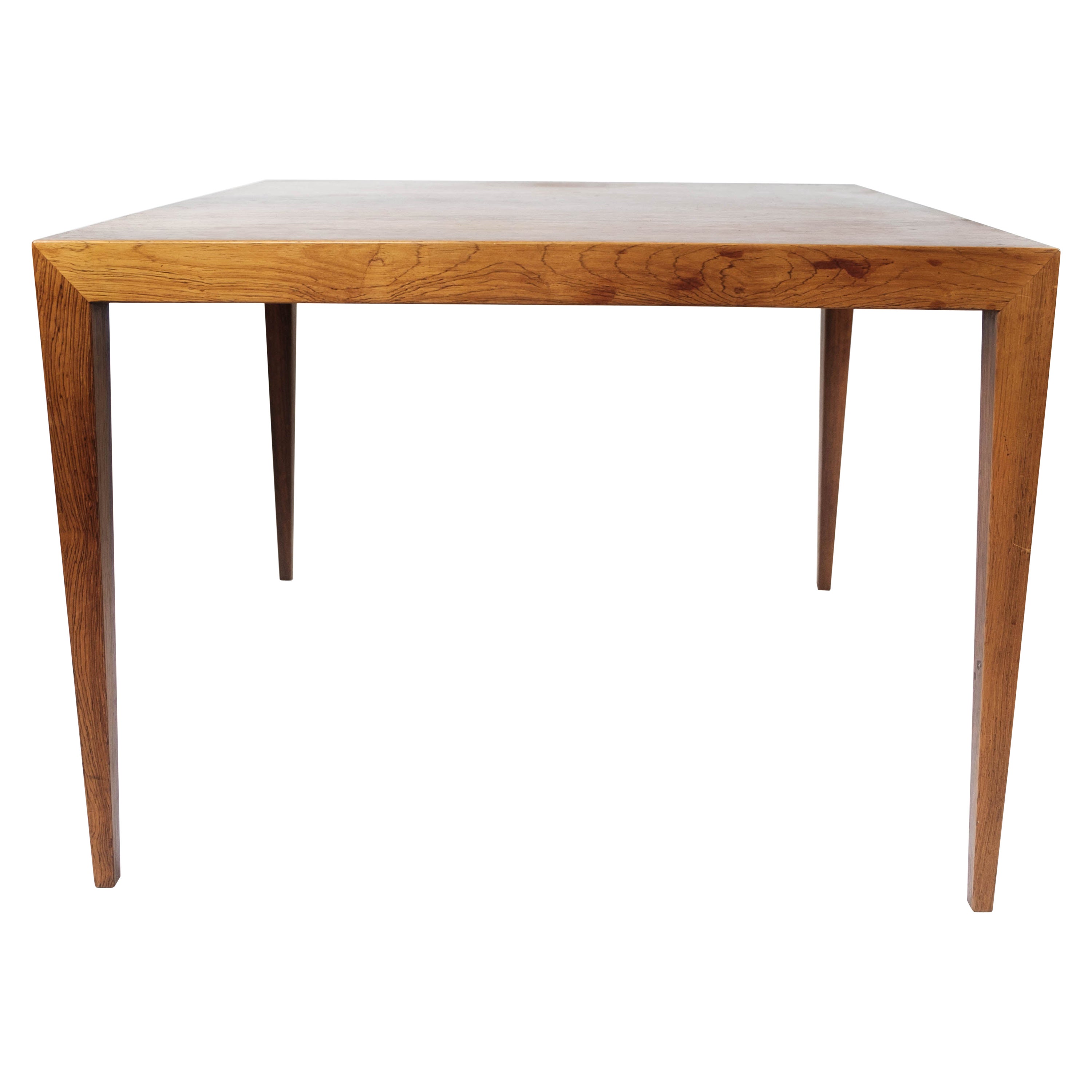 Coffee Table in Rosewood Designed by Severin Hansen for Haslev Furniture, 1960s For Sale