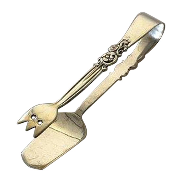 Icelandic Serving Fork in Sterling Silver from J and B For Sale at 1stDibs