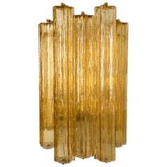 1 of the 3 Extra Large Wall Sconces or Wall Lights Murano Glass, Barovier & Toso