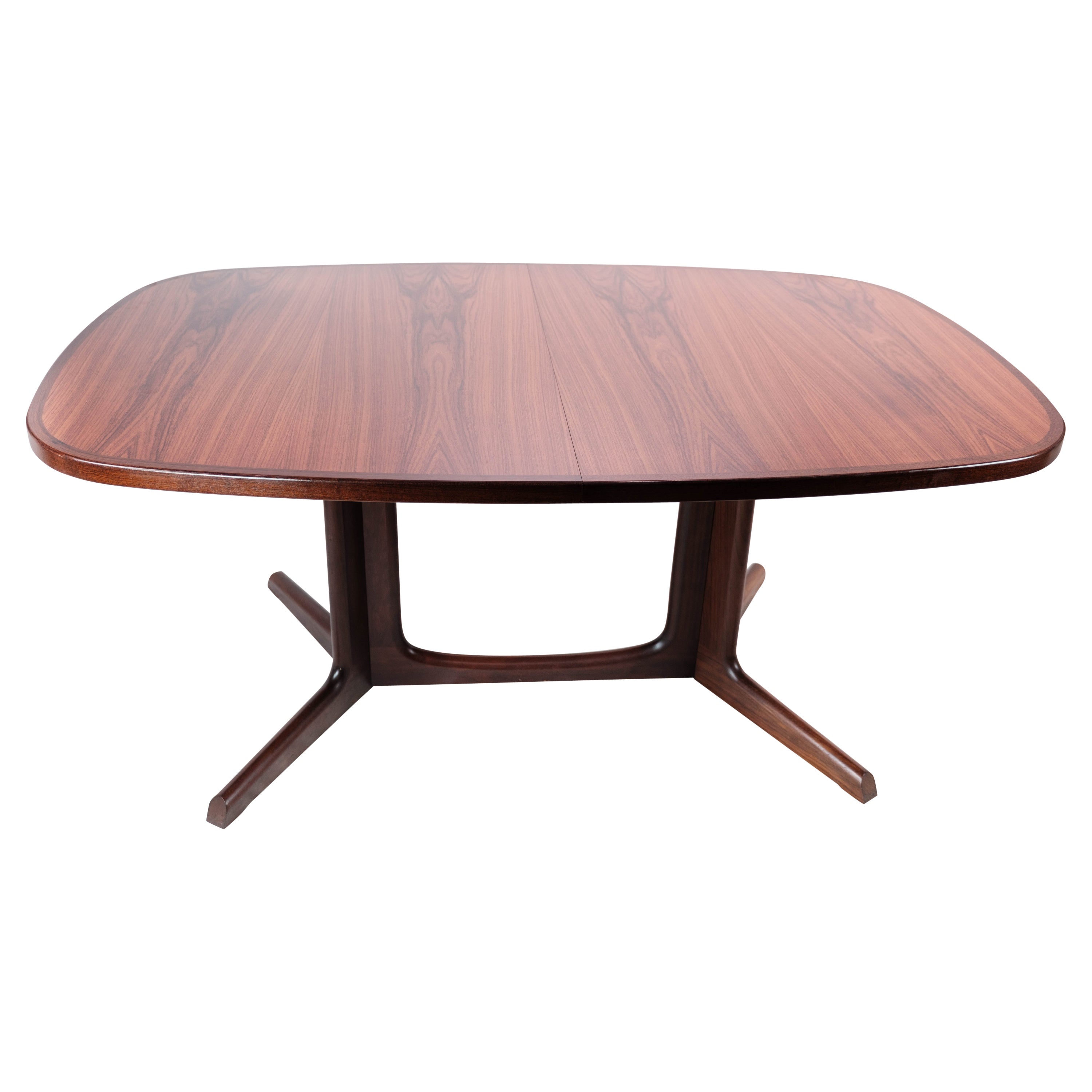 Dining Table in Rosewood with Extensions of Danish Design by Gudme, 1960s