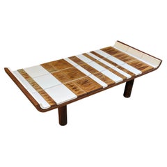 Table basse en céramique "Pagode" de Roger Capron, France, Vallauris, 1970