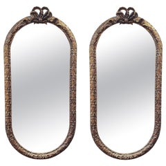 Pair of Louis Phillip Gilded Mirrors