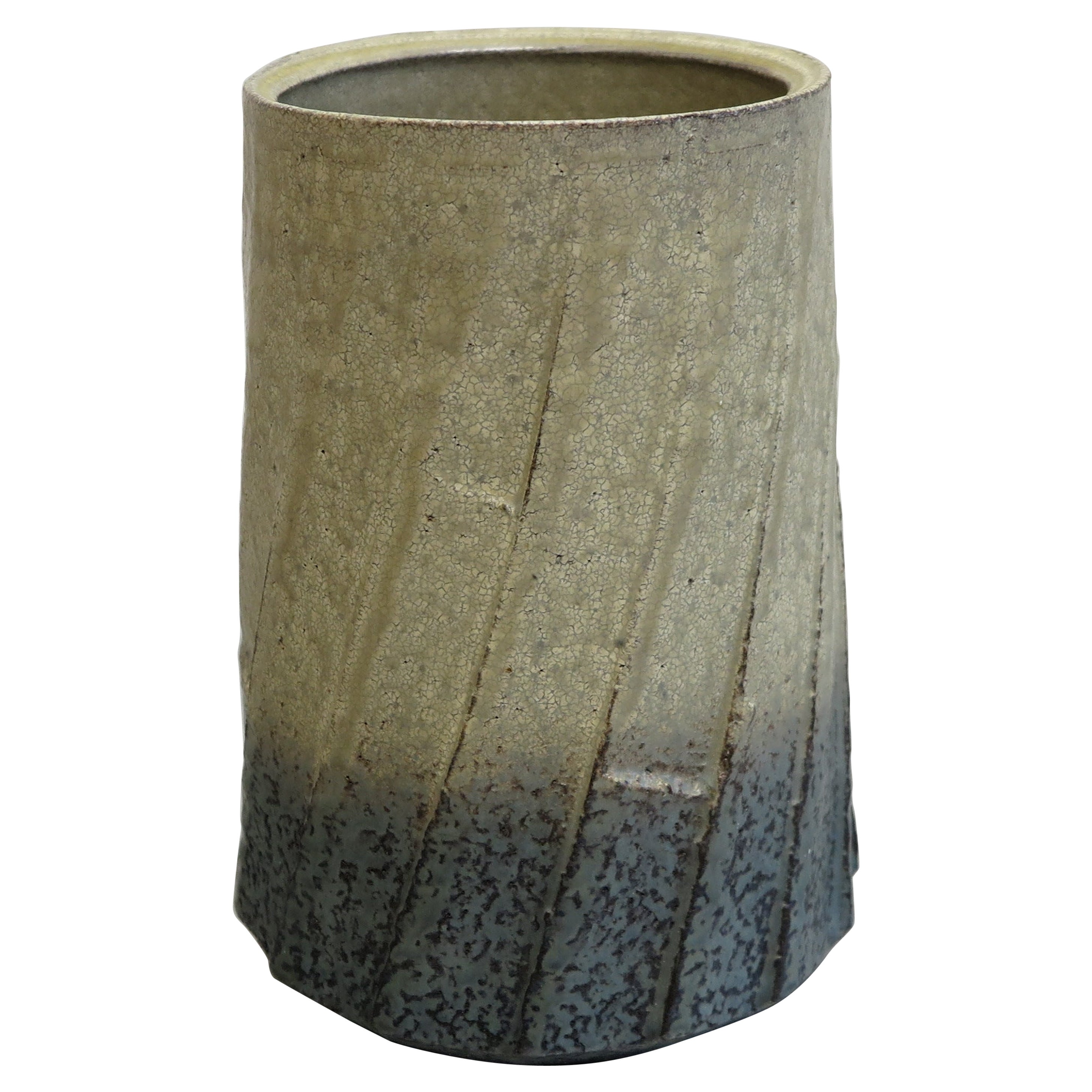 Mid Century Stoneware Vase