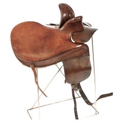 20th Century Lady's Leather Sidesaddle by Champion and Wilton London