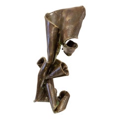Tristan Govignon "Tempest" Abstract Bronze Sculpture