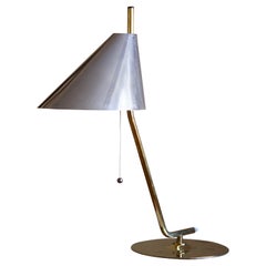 Hans-Agne Jakobsson, Sizeable Table lamp, Brass, Metal, Sweden, c. 1960s