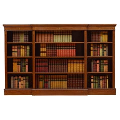 Sheraton Revival Mahogany Open Bookcase