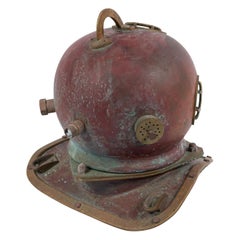 Used Mid-Century Diving Helmet