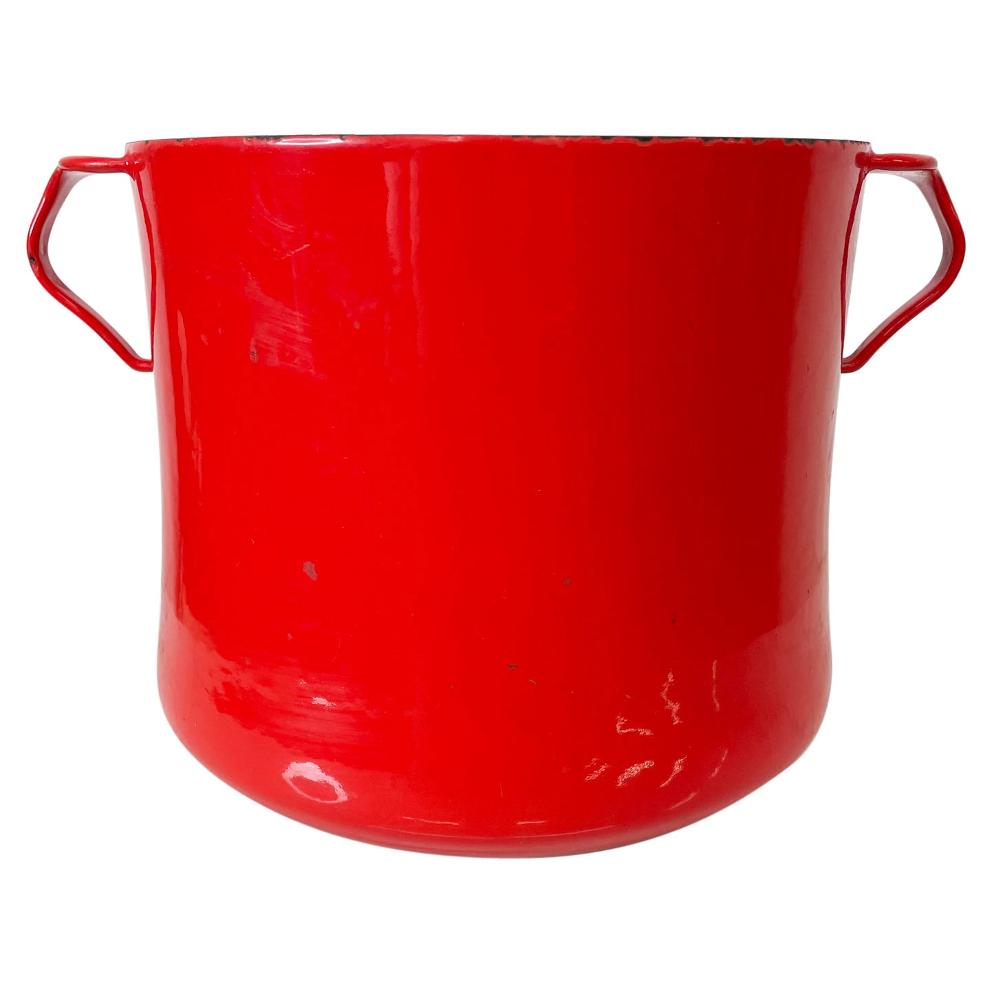 Dansk International Designs Red Enamel Dutch Oven Casserole Pot IHQ France