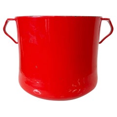 Vintage Dansk International Designs Red Enamel Dutch Oven Casserole Pot IHQ France