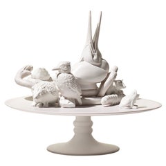 21st Century White Sculpture by Ceramica Gatti, designer A. Anastasio