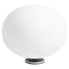 White Glass Bubble Lamp in the Style of Laurel Lamp Co