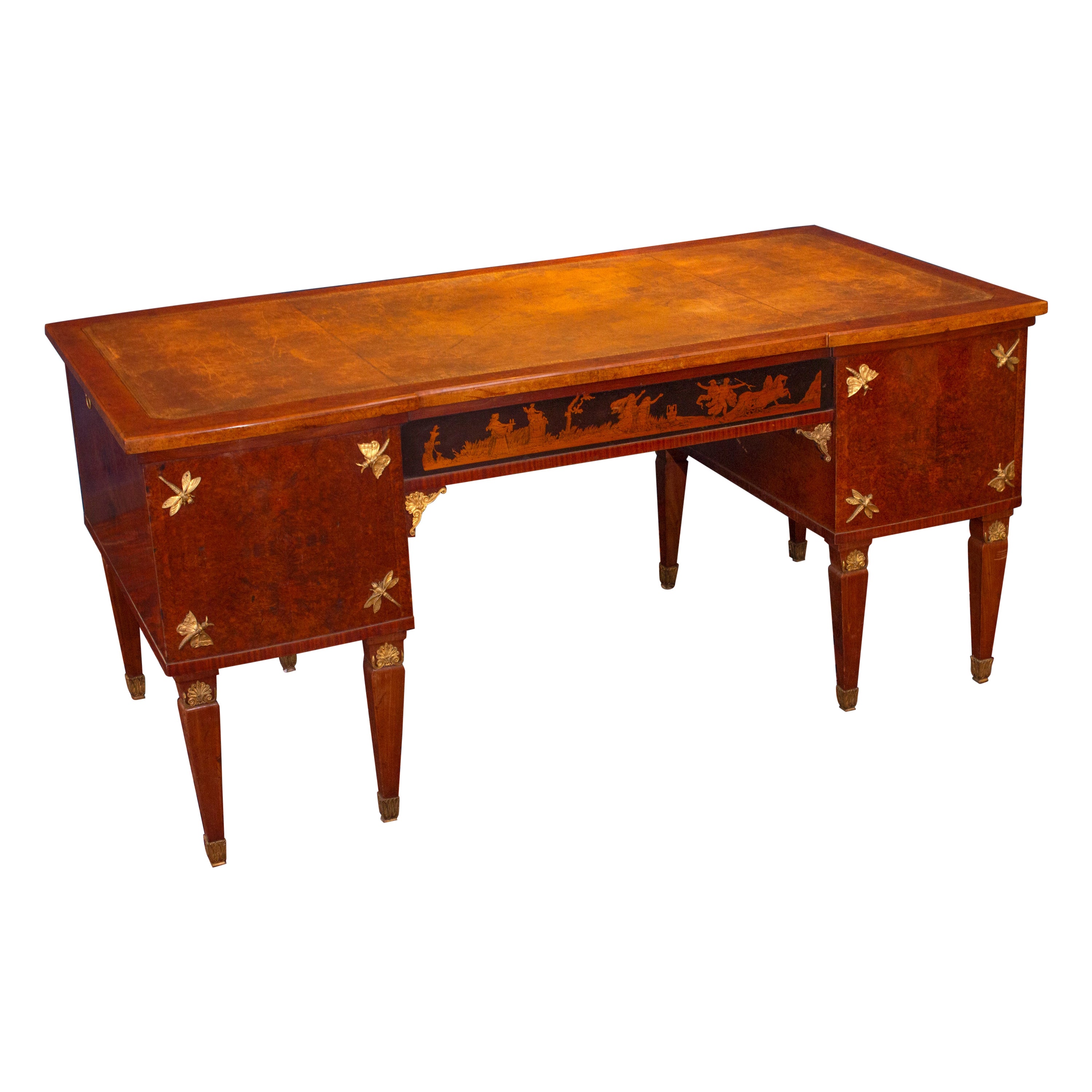 Liberty Outstanding Writing Desk Attributed to V. Ducrot 1930'