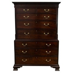 English Chippendale Chest On Chest