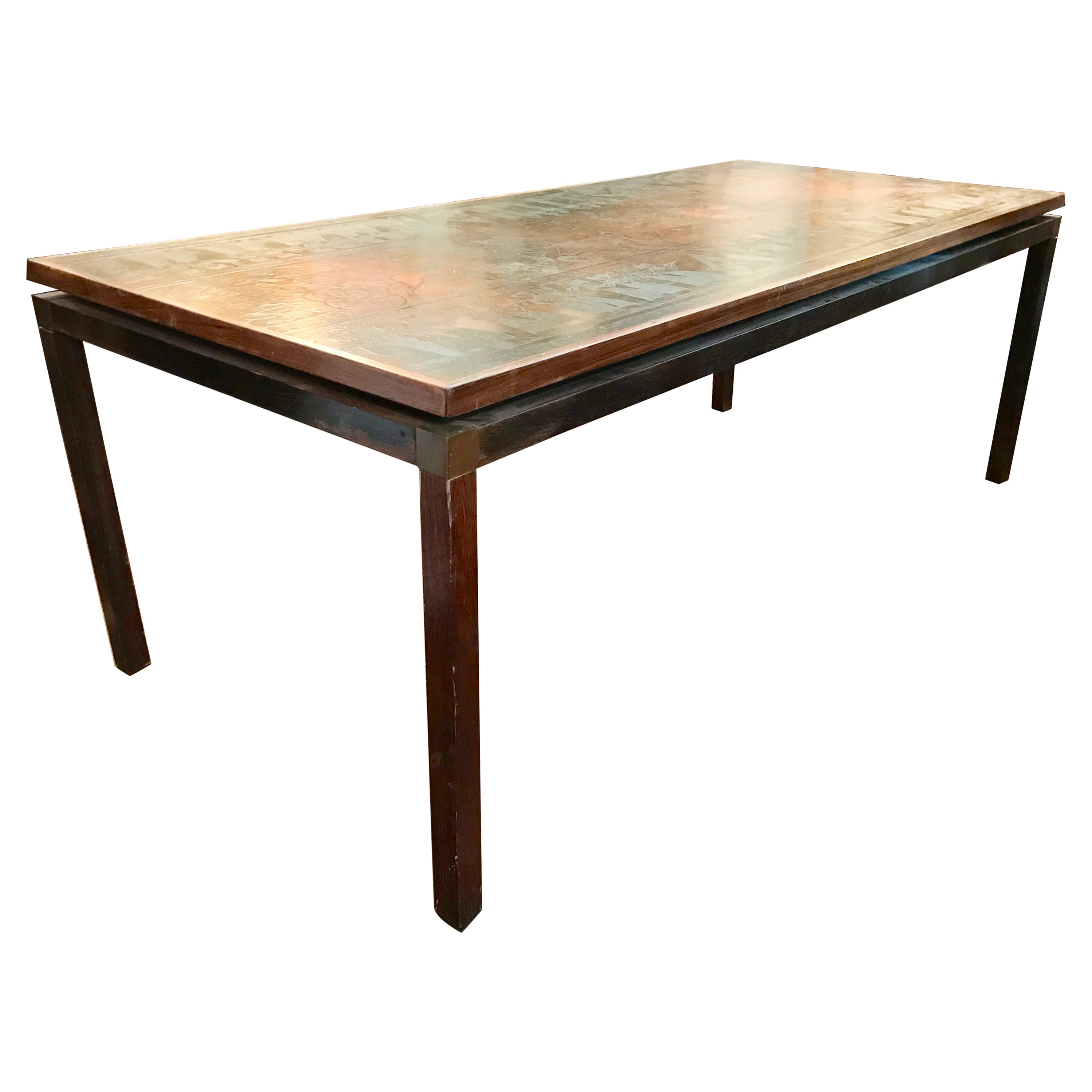 Mid Century Egyptian Revival Coffee Table