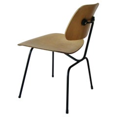 Charles and Ray Eames Metal Leg Dining Chair DCM for Herman Miller