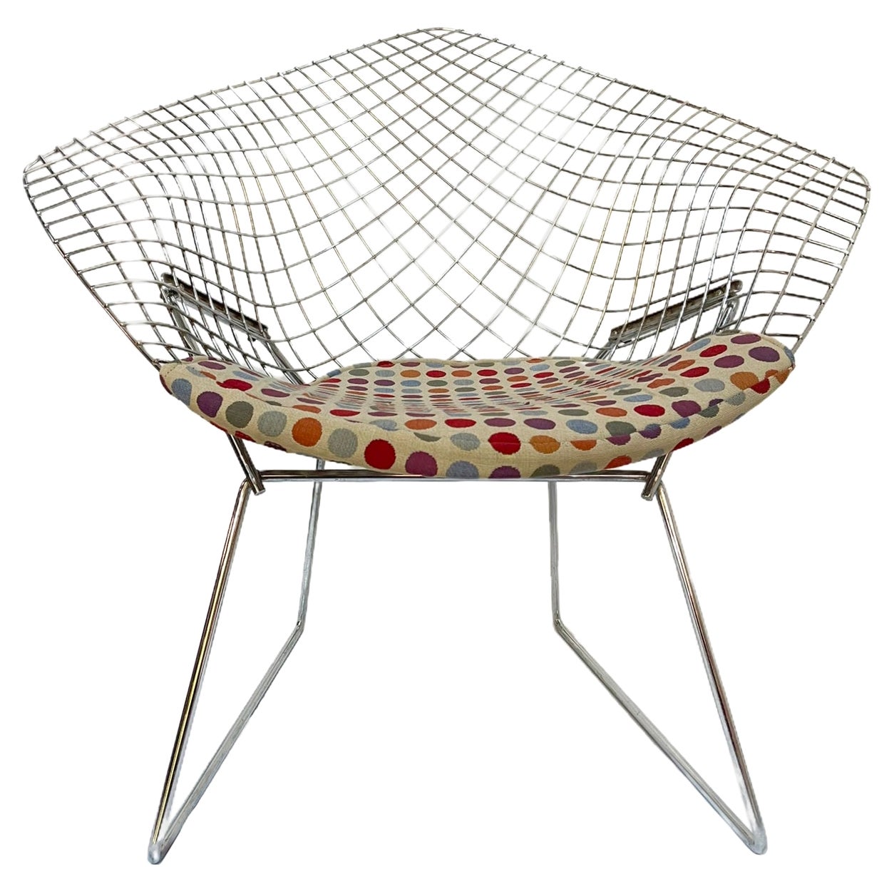 Harry Bertoia Style Diamond Chair For Sale