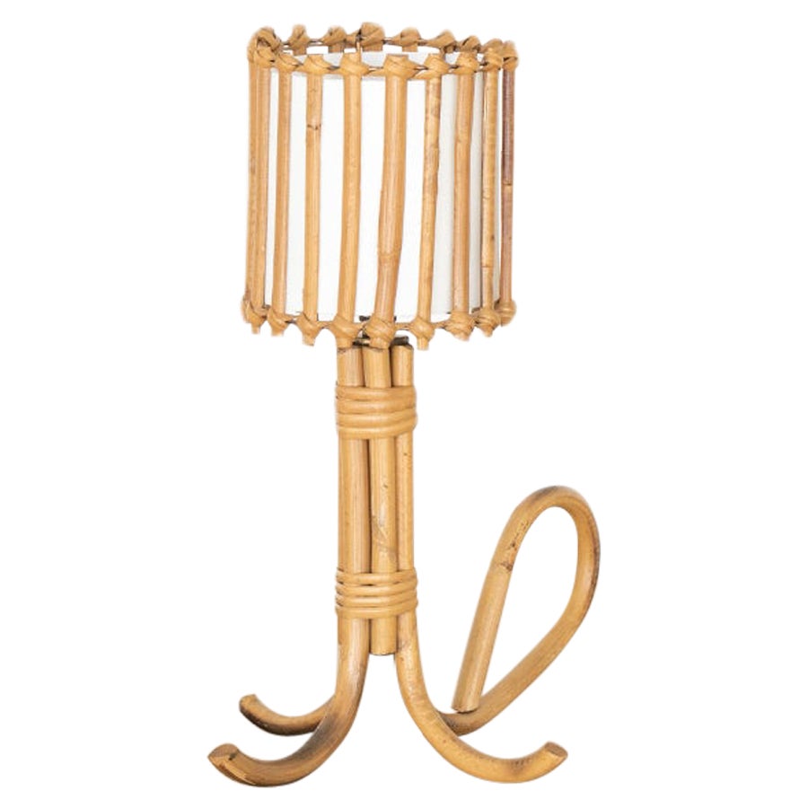 French Rattan Lamp