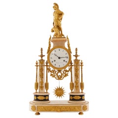 Antique Louis XVI Portico Clock